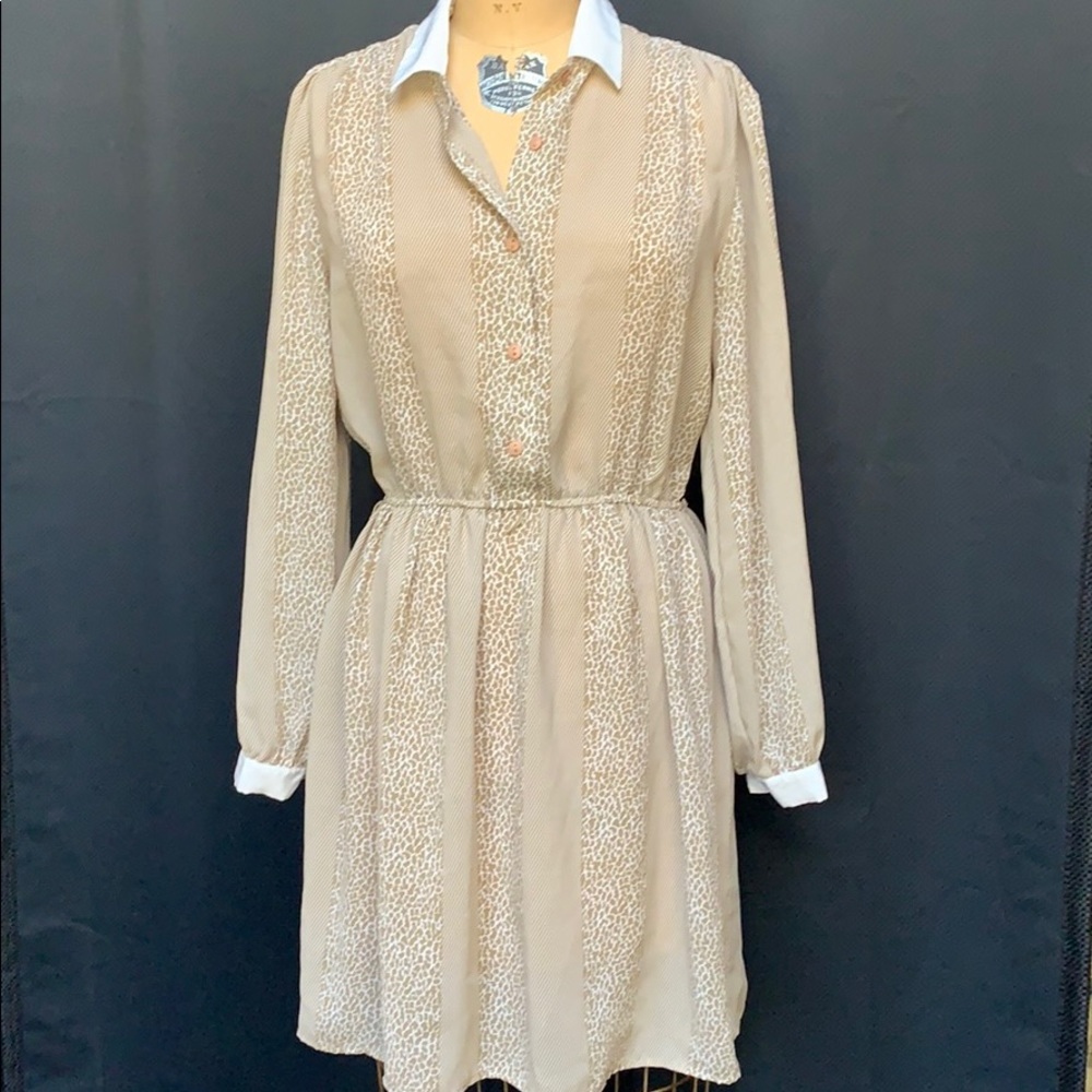 Vintage button down dress